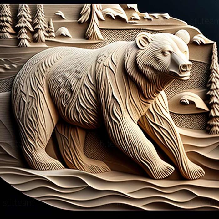 3D model Baska Murmansk famous animal (STL)